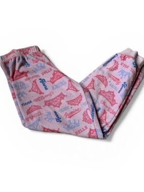 🎇🎆3for$9 Girls Disney pajama pants- Fleece- pink- size 7/8